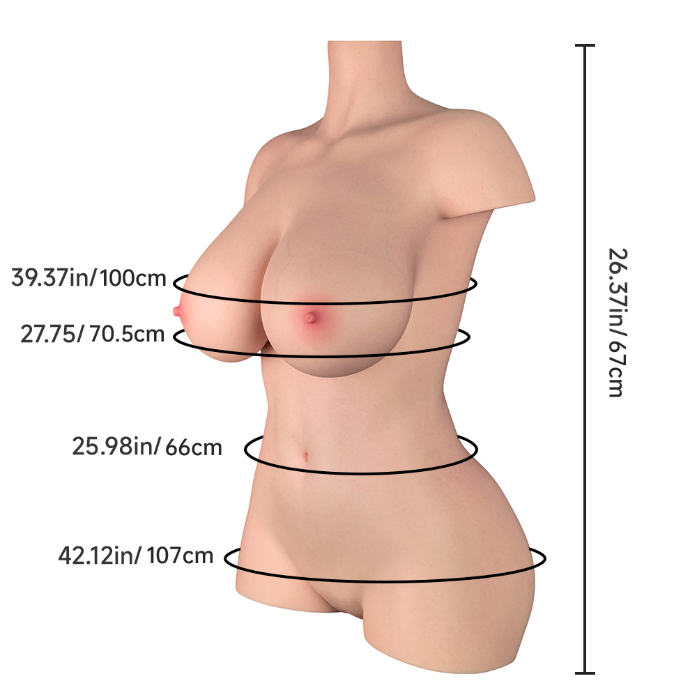Aubrey 49.6LB Most Realistic BBW Sex Doll For Men Body Data