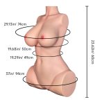Jessica 33.07LB Lightweight Sex Doll with Big Boobs and Butt Body Data